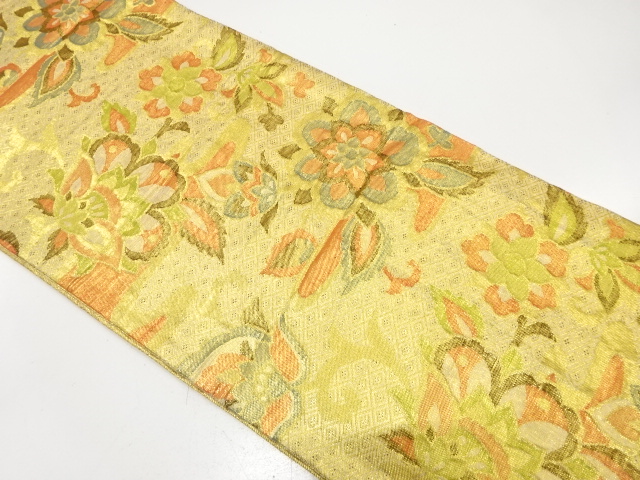 Japanese Kimono / Antique / Fukuro Obi Silk